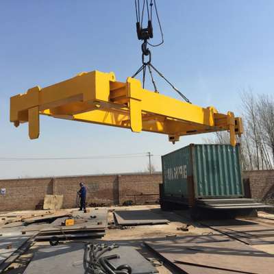 high level new adjustable 45ft 40 ft container spreader lifting beam set