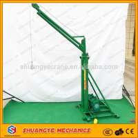 Outdoor 360 degree Lifting Portable Crane/ Construction Mini Lifting Crane