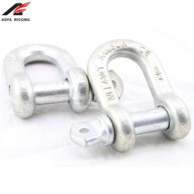 adjustable g209 lifting anchor mini chain bow shackle for lifting beam clamp