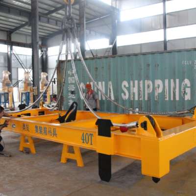 20ft -40 feet telescopic automatic container spreader beem