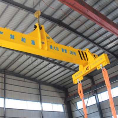 manufacturer hot sale beams heavy lift hydraulic spreader beam lifter for duty goods with endless wire ropes twist lock