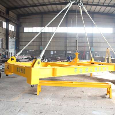 20 40 feet pulley moved hydraulic semi automatic container spreader for container