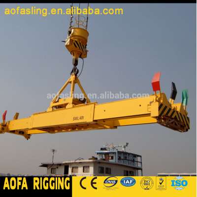 custom shipping high quality semi-auto lifting container spreader bar