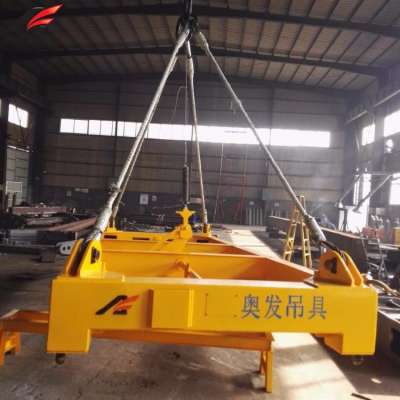 hot sale 50t 40t hydraulic twin telescopic container spreader beem