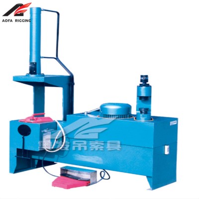 noiseless wire rope hydraulic wire rope sling making splicing machine